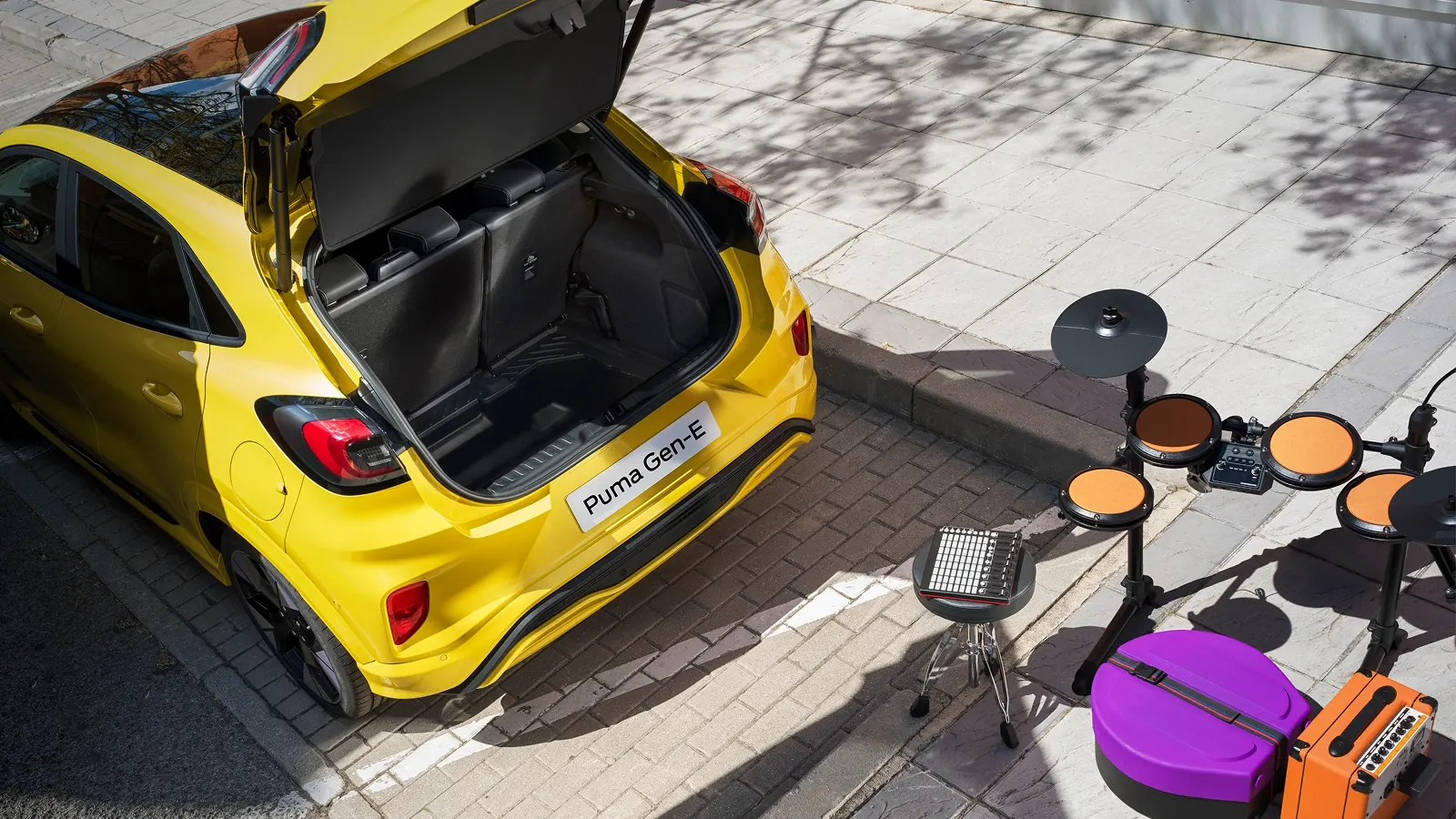 Ford Puma Gen-E açık bagajı ve yükleme alanı